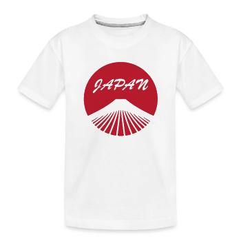 Japan - Kinder Premium Bio T-Shirt - Weiß - Vorne