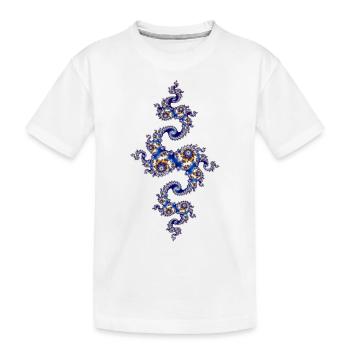 Julia Fraktal - T-shirt bio Premium Enfant - blanc - Devant