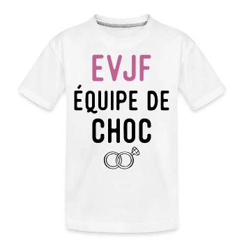équipe de choc evjf - T-shirt bio Premium Enfant - blanc - Devant