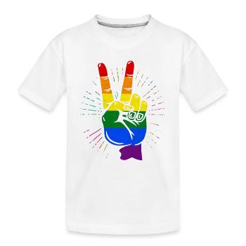 LGBT - T-shirt bio Premium Enfant - blanc - Devant