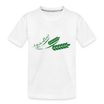 Agriculture avec fougère - agriculture avec fougère - T-shirt bio Premium Enfant - blanc - Devant