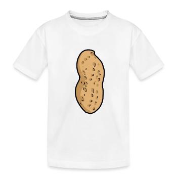 Cacahuètes Noix Aliments Cacahuètes - T-shirt bio Premium Enfant - blanc - Devant