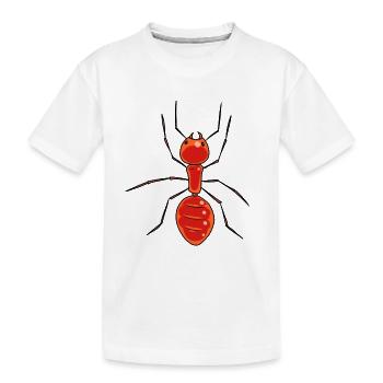 Fourmis Insectes Forêt Animaux Forêt Habitant Enfant - T-shirt bio Premium Enfant - blanc - Devant