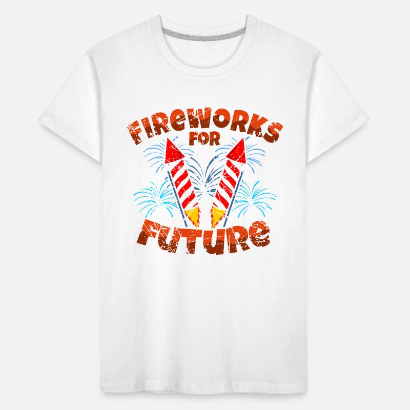 Fireworks For Future Pyromaniac Pyrotechnicians Kids' Premium Organic T-Shirt
