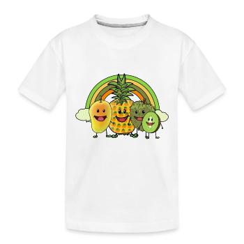 Fruit Vegan Rainbow Fruit Fruit Fantasy - T-shirt bio Premium Enfant - blanc - Devant