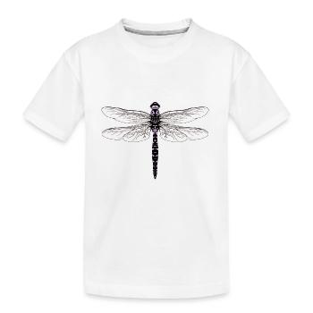Libellule insecte insecte nature nature amoureux - T-shirt bio Premium Enfant - blanc - Devant