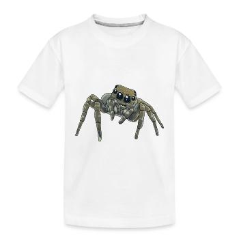Horreur Spider Phobia Panic Spider Halloween - T-shirt bio Premium Enfant - blanc - Devant