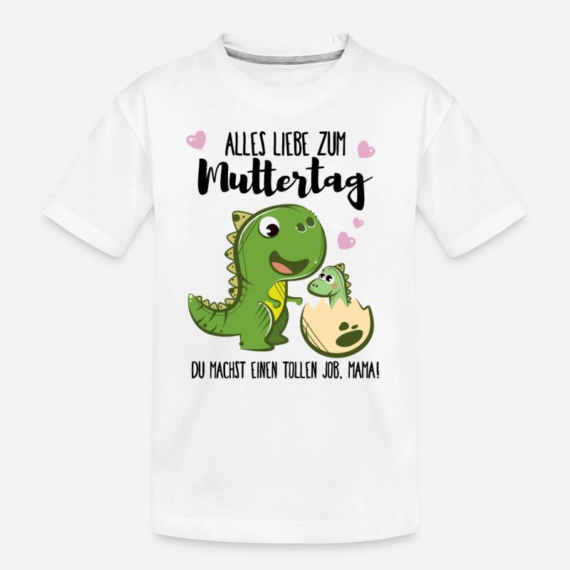 Alles Liebe zum Muttertag - Kinder Premium Bio T-Shirt - Weiß