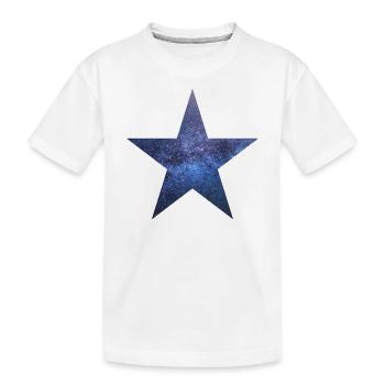 Ciel étoilé Bleu - T-shirt bio Premium Enfant - blanc - Devant