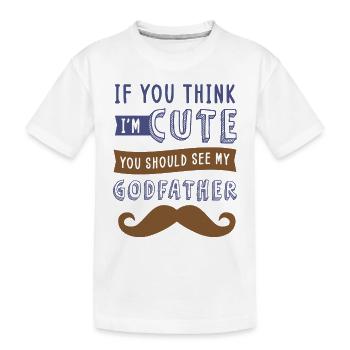 Pate, Pate Onkel, Geburtstag - Kinder Premium Bio T-Shirt - Weiß - Vorne
