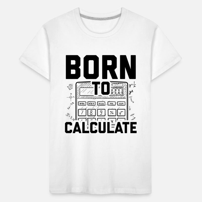 Maths, | Maths Mathe mathématiciens Cadeaux T-shirt bio Premium Enfant