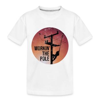 Elektriker - Kinder Premium Bio T-Shirt - Weiß - Vorne