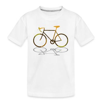 Rennrad - Fahrräder Radsport - Kinder Premium Bio T-Shirt - Weiß - Vorne