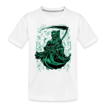 Faucheuse Halloween Cadeau - T-shirt bio Premium Enfant - blanc - Devant
