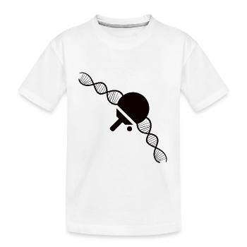 Table tennis players Table tennis bats Table tennis - Kids' Premium Organic T-Shirt - white - Front