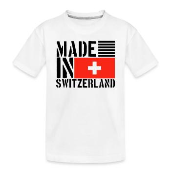 Suisse Swiss Funny Saying - T-shirt bio Premium Enfant - blanc - Devant