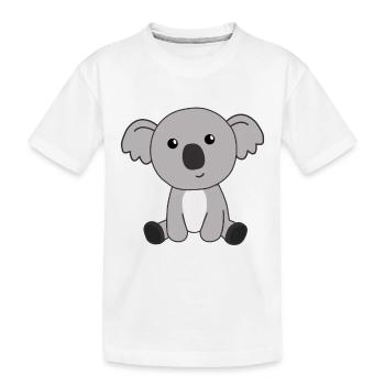 Koala mignon animaux mignons pour les enfants mignons - T-shirt bio Premium Enfant - blanc - Devant