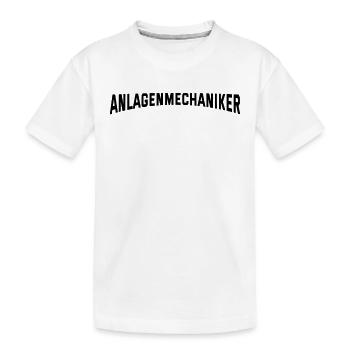 Plant mechanic craftsman - Kids' Premium Organic T-Shirt - white - Front