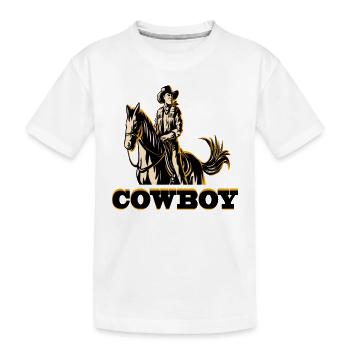 Cowboy I Texas Cowboy I Cowboy Kostüm - Kinder Premium Bio T-Shirt - Weiß - Vorne
