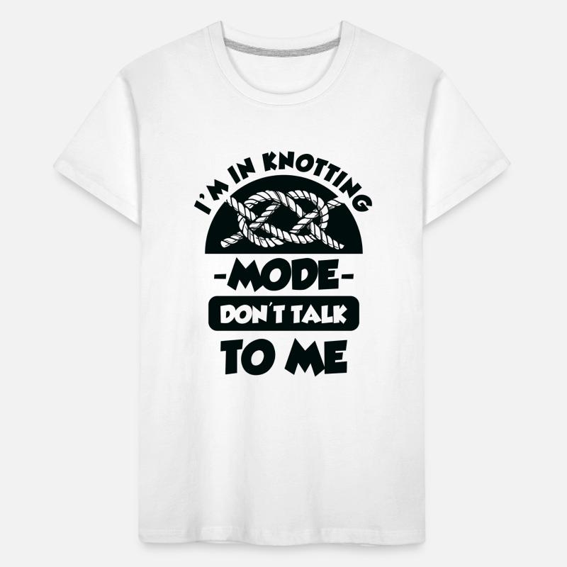 Macrame Art Boho Look Gift macrame Creative Kids' Premium Organic T-Shirt