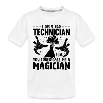 Chemie Biologie Labor Labortechniker Geschenkidee - Kinder Premium Bio T-Shirt - Weiß - Vorne
