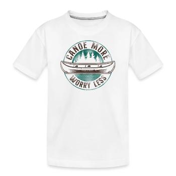 Canoë Canoë Vintage Canoë Plus - T-shirt bio Premium Enfant - blanc - Devant
