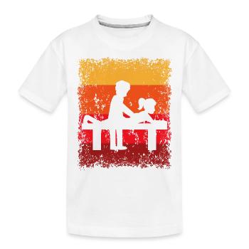 Physiotherapie Physiotherapeut Massage Masseur - Kinder Premium Bio T-Shirt - Weiß - Vorne