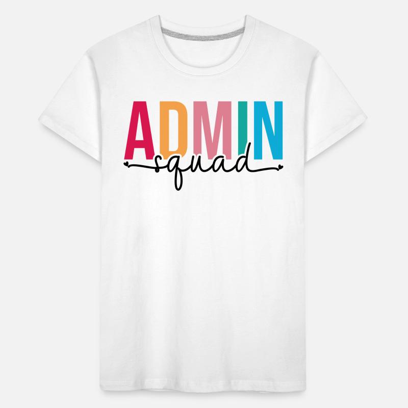Équipe d’administration de l’assistant administratif de l’escouade d’administration T-shirt bio Premium Enfant