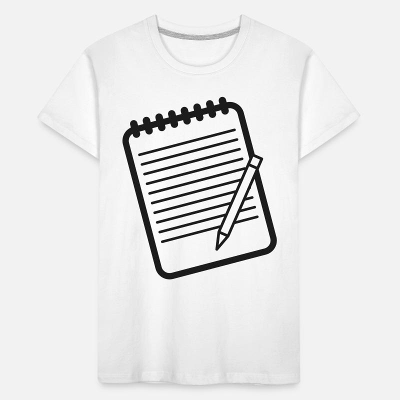 Checklist Notes Homework Kids' Premium Organic T-Shirt