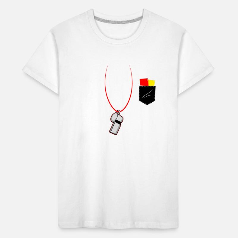 Referee Uniform Refree Kids' Premium Organic T-Shirt
