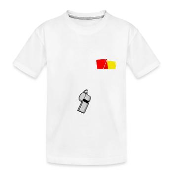 Arbitre Uniforme Refree - T-shirt bio Premium Enfant - blanc - Devant