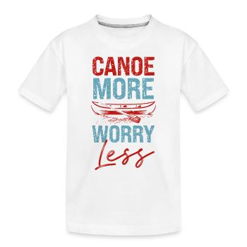 Canoë Canoë Vintage Canoë Plus - T-shirt bio Premium Enfant - blanc - Devant
