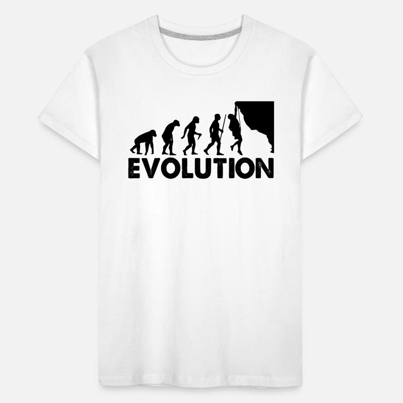 Climbing Evolution Escalade T-shirt bio Premium Enfant