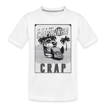Brazil - Kids' Premium Organic T-Shirt - white - Front