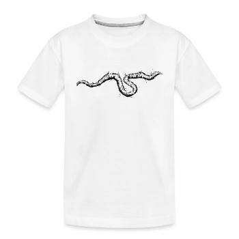 Jardin des vers de terre - T-shirt bio Premium Enfant - blanc - Devant