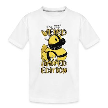 Funny Cartoon Squeaky Duck - Édition Limitée - T-shirt bio Premium Enfant - blanc - Devant