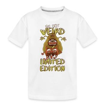 Monster Avocado Hunts Tomato - Édition Limitée - T-shirt bio Premium Enfant - blanc - Devant