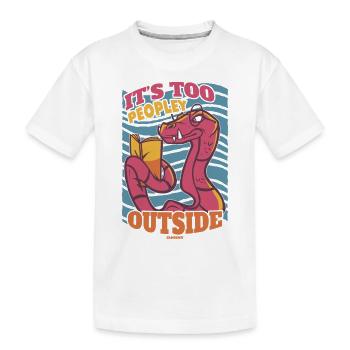 Livres C’est trop folklorique dehors - T-shirt bio Premium Enfant - blanc - Devant