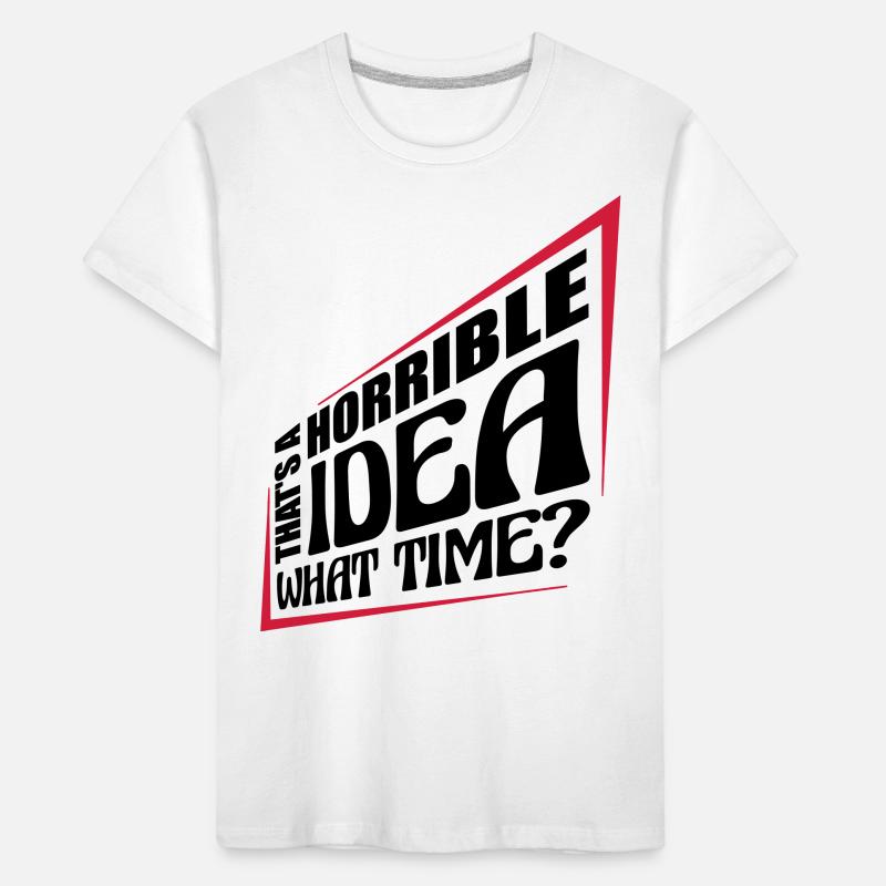 C’est une idée horrible T-shirt bio Premium Enfant