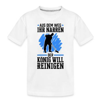 Gebäudereiniger aus dem Weg Fensterputzer - Kinder Premium Bio T-Shirt - Weiß - Vorne