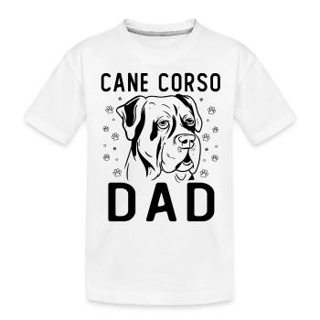 Cane Corso Papa - T-shirt bio Premium Enfant - blanc - Devant