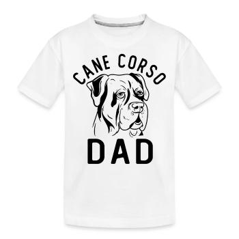 Cane Corso Papa - T-shirt bio Premium Enfant - blanc - Devant