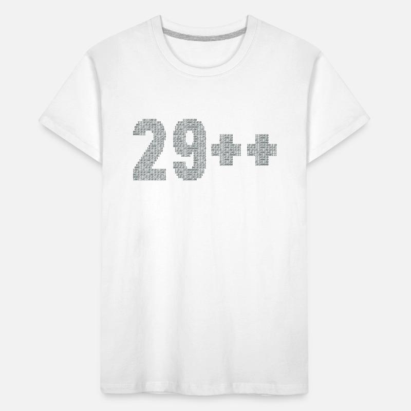 29++ Software Developer Engineer Full Stack 30th Kids' Premium Organic T-Shirt