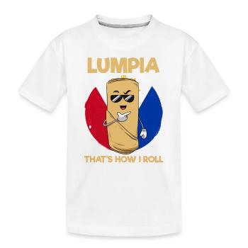 Philippines Filipino Spring Roll I Gift - Kids' Premium Organic T-Shirt - white - Front
