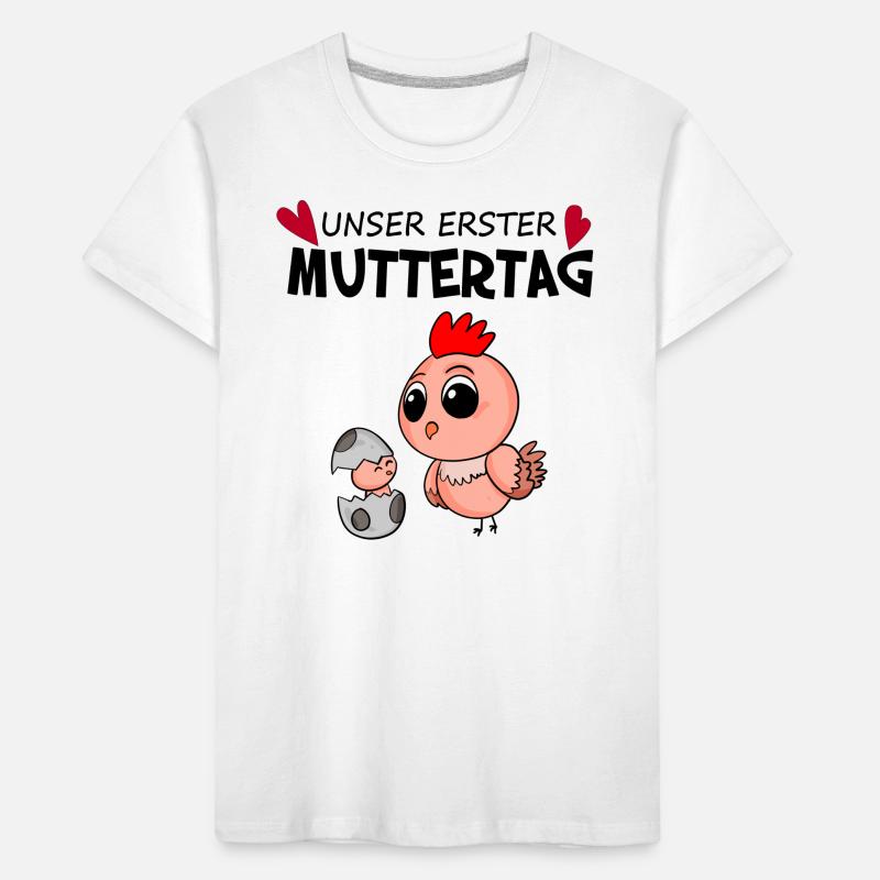 Muttertag Geschenk - Unser erster Muttertag Kinder Premium Bio T-Shirt