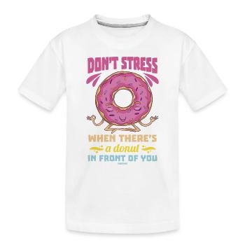 Donut Sweets Donuts Food Baker Cadeau - T-shirt bio Premium Enfant - blanc - Devant