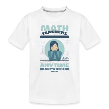 Mathématiques - T-shirt bio Premium Enfant - blanc - Devant
