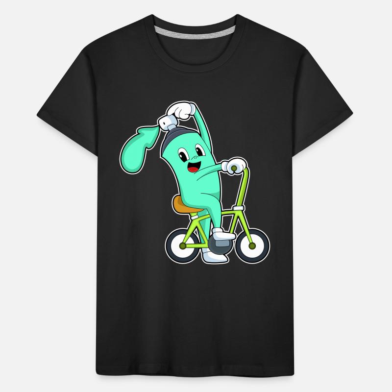 Spray can with bicycle Kids' Premium Organic T-Shirt