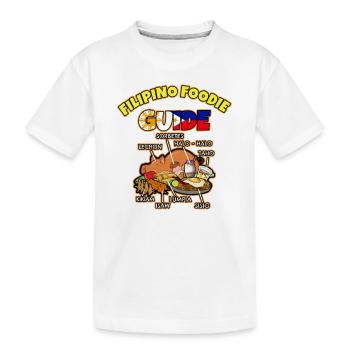Philippinen Filipino Essen Gerichte I Geschenk - Kinder Premium Bio T-Shirt - Weiß - Vorne