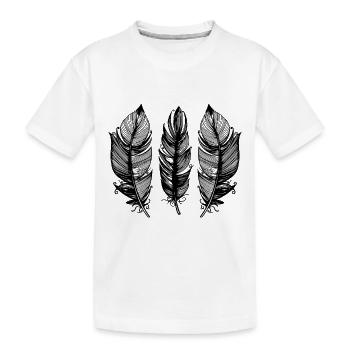 Bounce - Kids' Premium Organic T-Shirt - white - Front